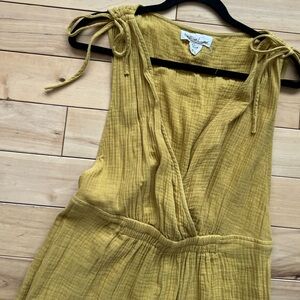 Mustard Muslin Jumpsuit